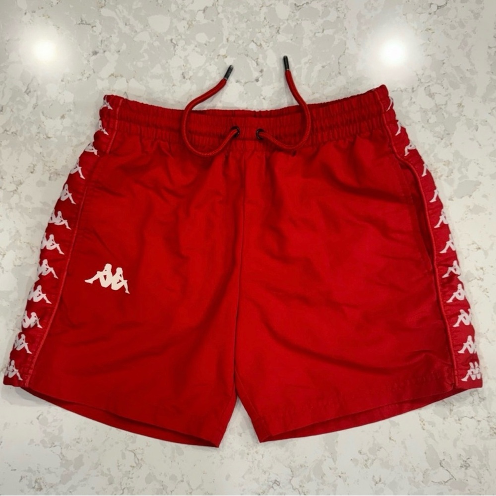 Kappa Men's Red Swim Trunks